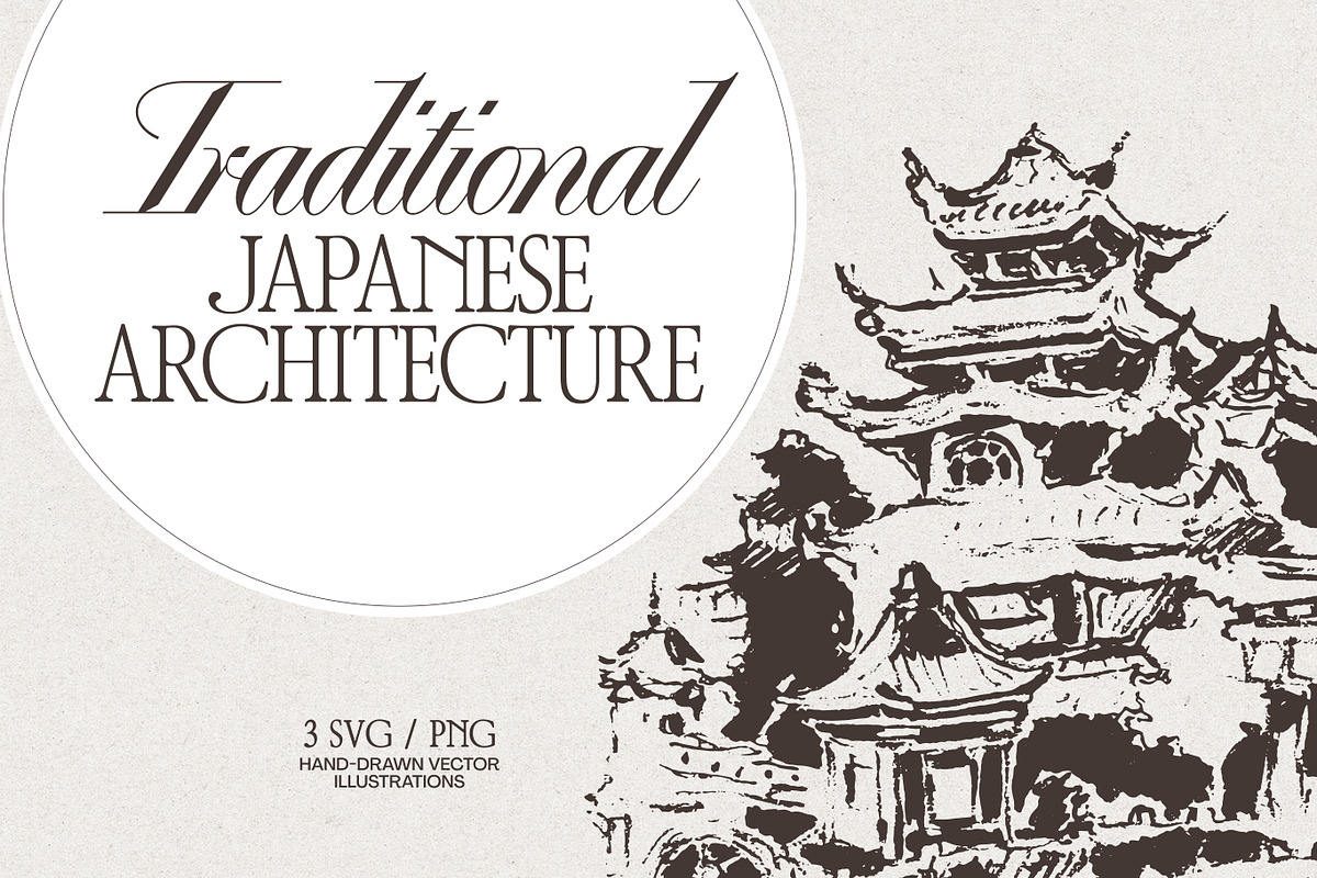 Traditional Japanese Architecture, an Empty State Illustration by TheMountBirdStudio (Photo 1 of 5)