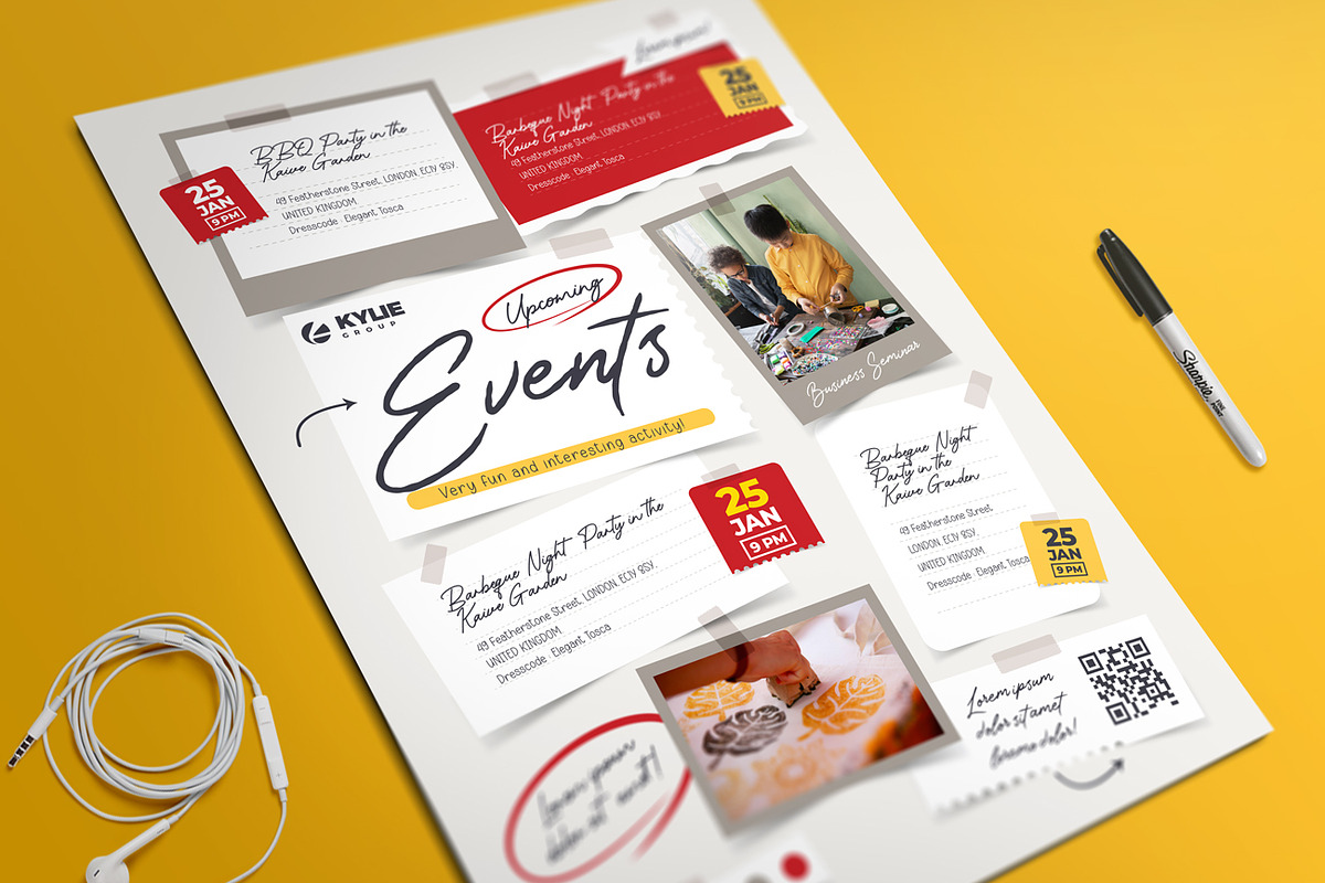Upcoming Event Flyer, a Flyer Template by Aarley Kaiven (Photo 2 of 2)