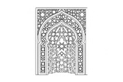 Islamic Arch Window Mandala Bundle, an Illustration by Artivon (Thumbnail 7 of 45)