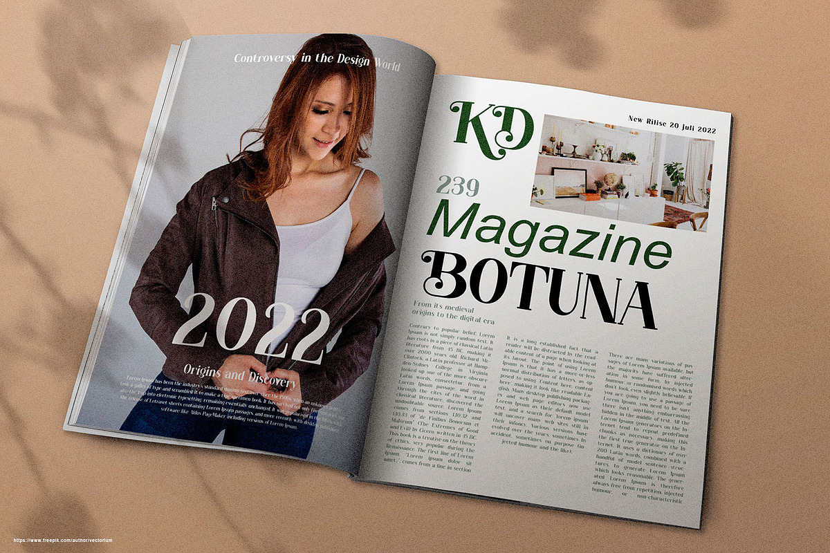 Borisna - Modern Display Serif Font, a Serif Font by Koplexs Studio (Photo 10 of 18)