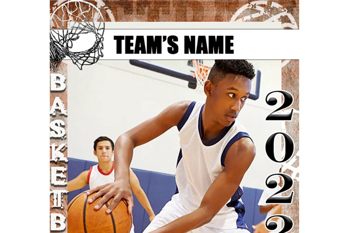 Basketball Trading Card Template, a Card Template by Brenda Avila Designs (Photo 3 of 3)