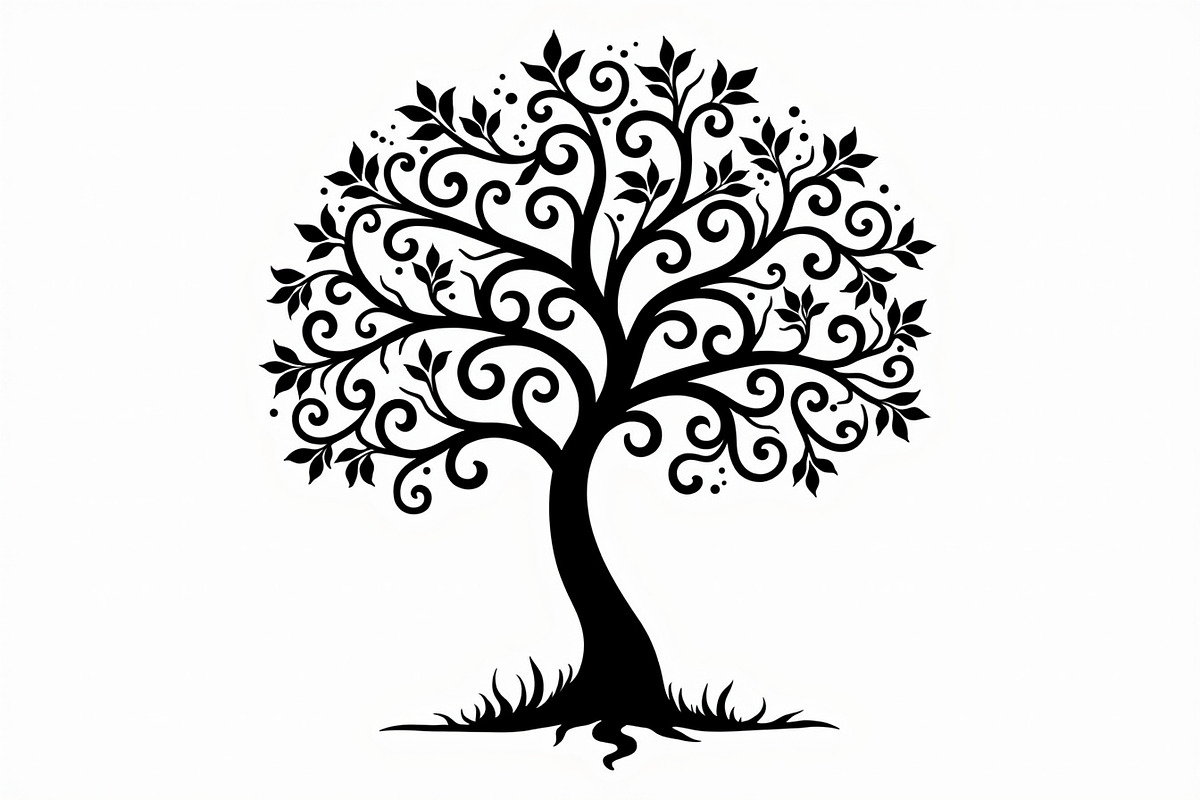 Detailed Tree Silhouette SVG Bundle, an Illustration by Amazin_art (Photo 5 of 13)