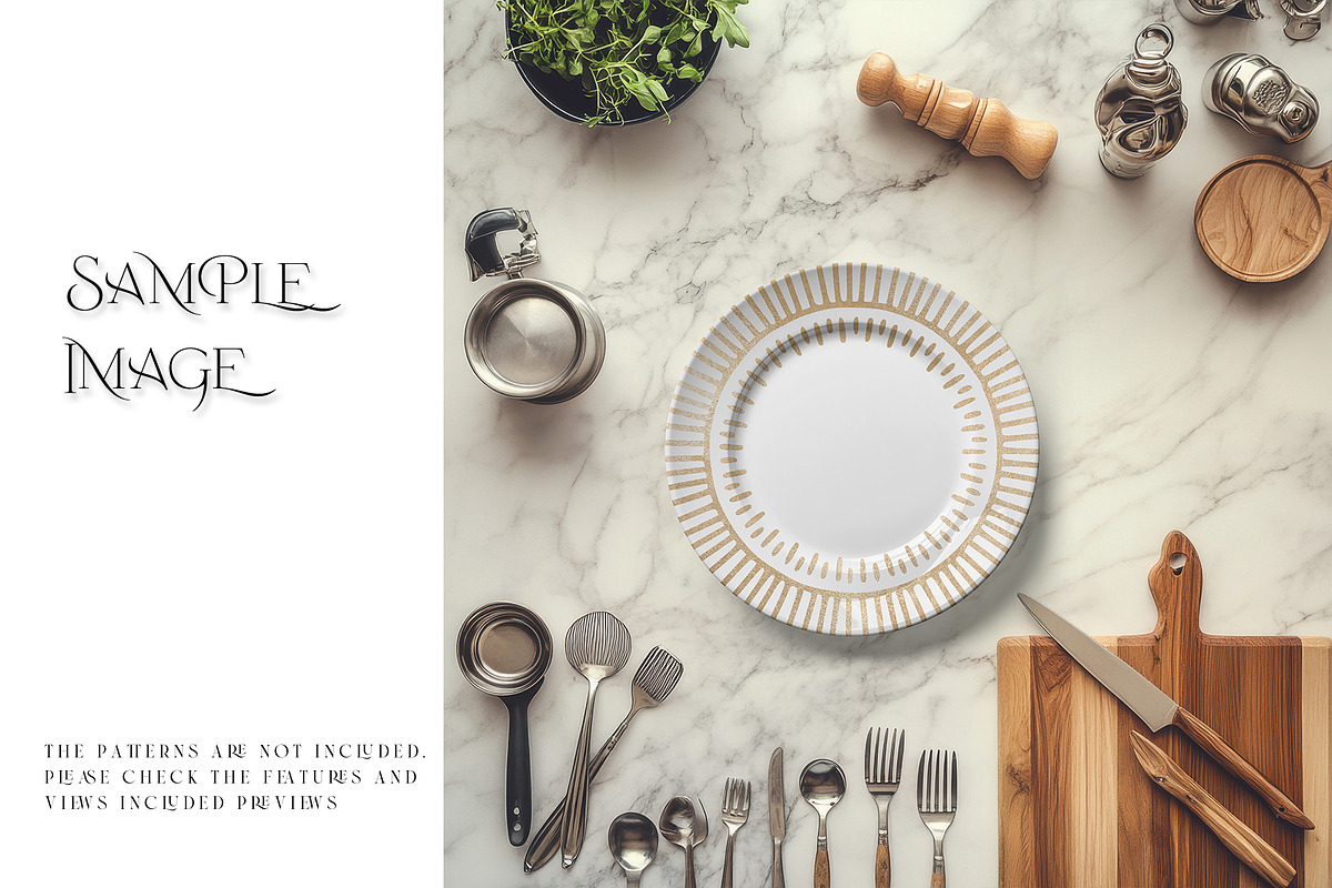 Plate Mockups PNG & PSD, a Product Mockup by mock-ups (Photo 4 of 16)