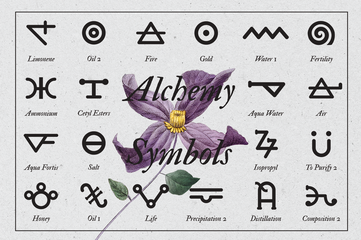 Alchemy Symbols Pack, an Object Graphic by Over Under (Photo 1 of 7)