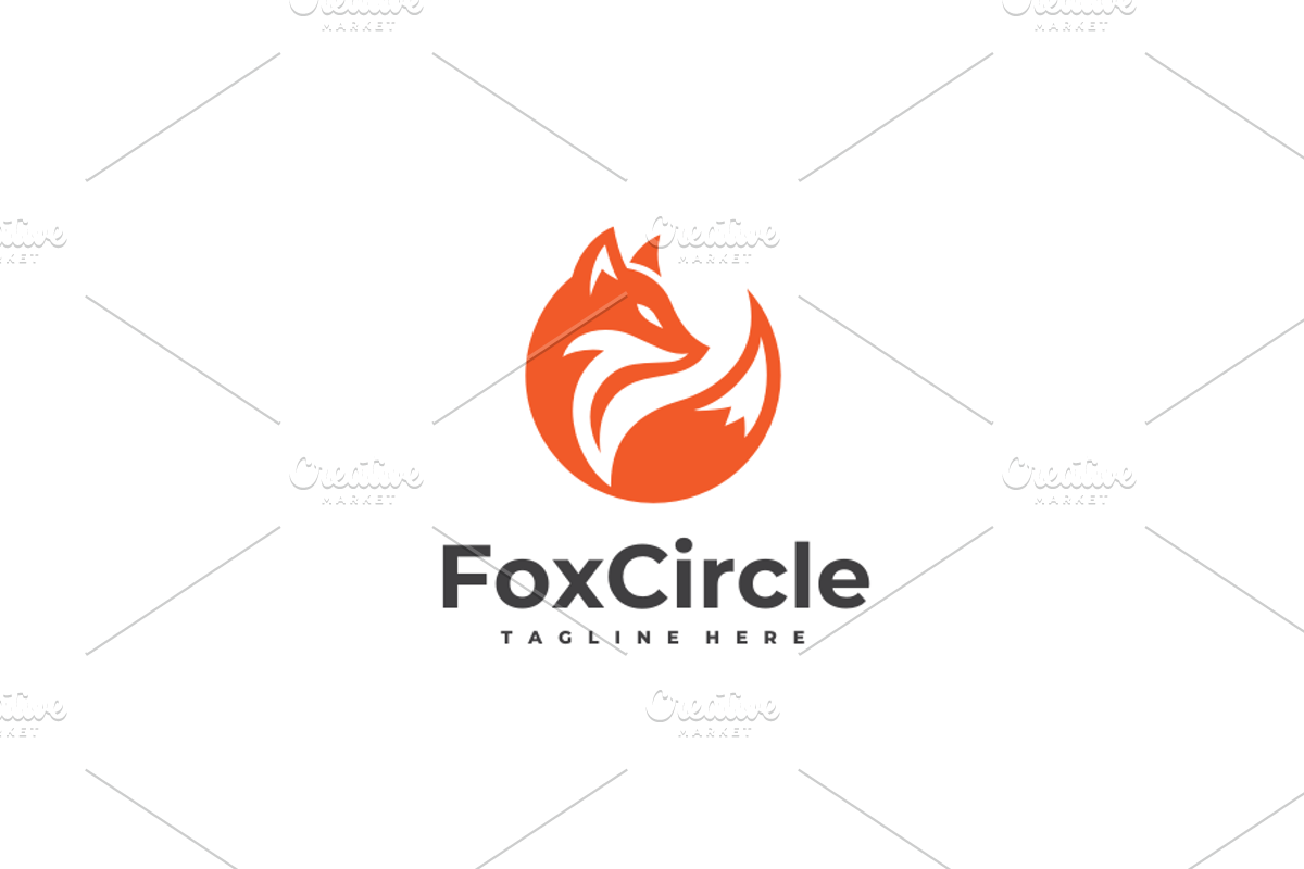 Fox Circle Logo Template, a Branding & Logo Template by yopie (Photo 1 of 3)
