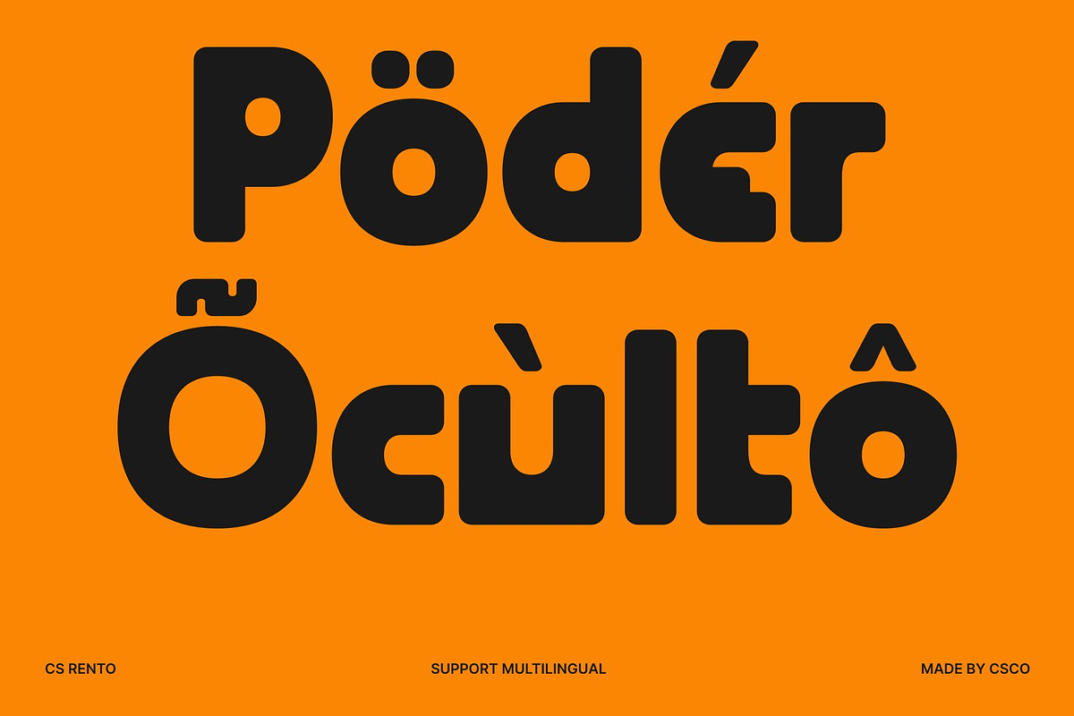 CS Rento – Bold Display Font, a Sans Serif Font by Craft Supply Co. (Photo 5 of 8)