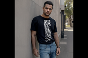 Black T-shirt Mockup Male and Female, a Shirt Mockup by AnagramDesign (Thumbnail 4 of 18)
