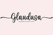 Glaudusa, a Script Font by Bosstype Studio (Thumbnail 1 of 8)