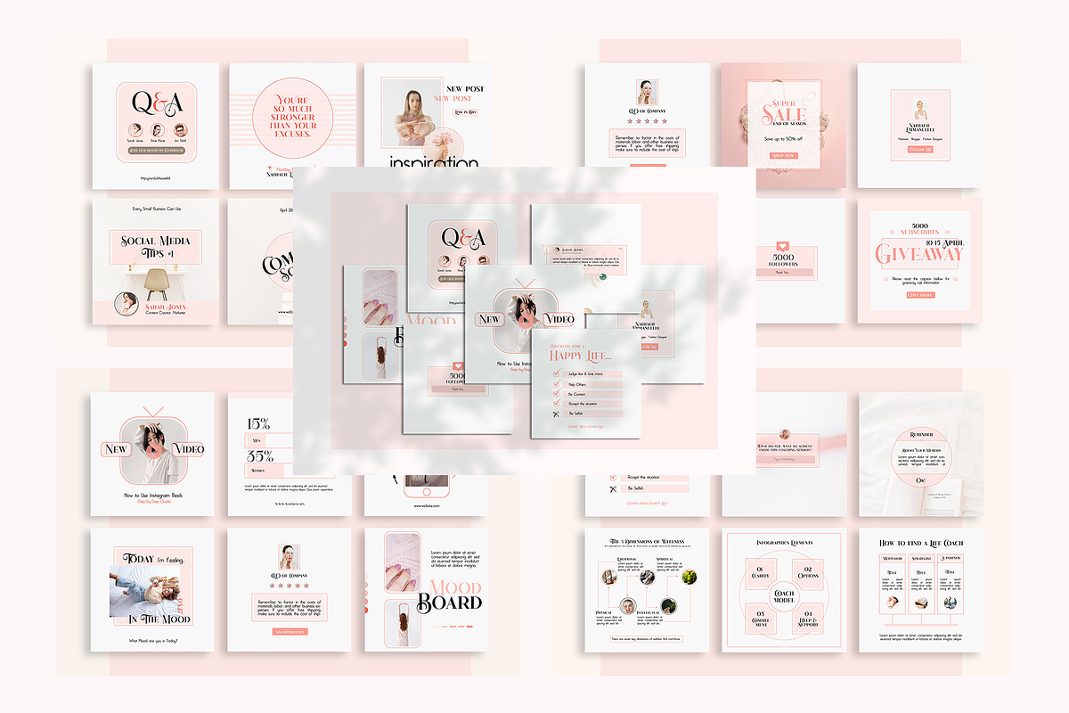 Coach Bundle 492 in 1 CANVA PS, a Social Media Template by goodesign (Photo 3 of 11)