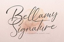 Bellamy Signature - Handwritten Font