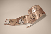 8 Mockups Textured Satin Ribbons, a Packaging Mockup by bazarova (Thumbnail 5 of 12)