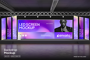 Backdrop Mockup, an Advertising Mockup by Permadi Creative (Thumbnail 1 of 3)