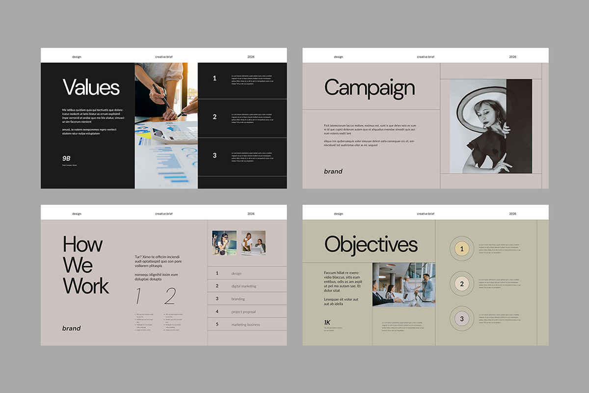 Brief Campaign 2026 Google Slides