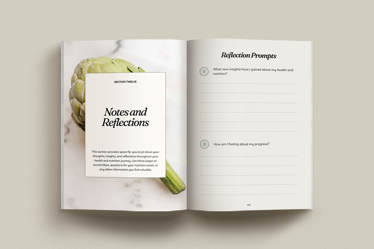 Nutrition Coach Workbook, a Magazine Template by Willoe Studio (Photo 6 of 14)