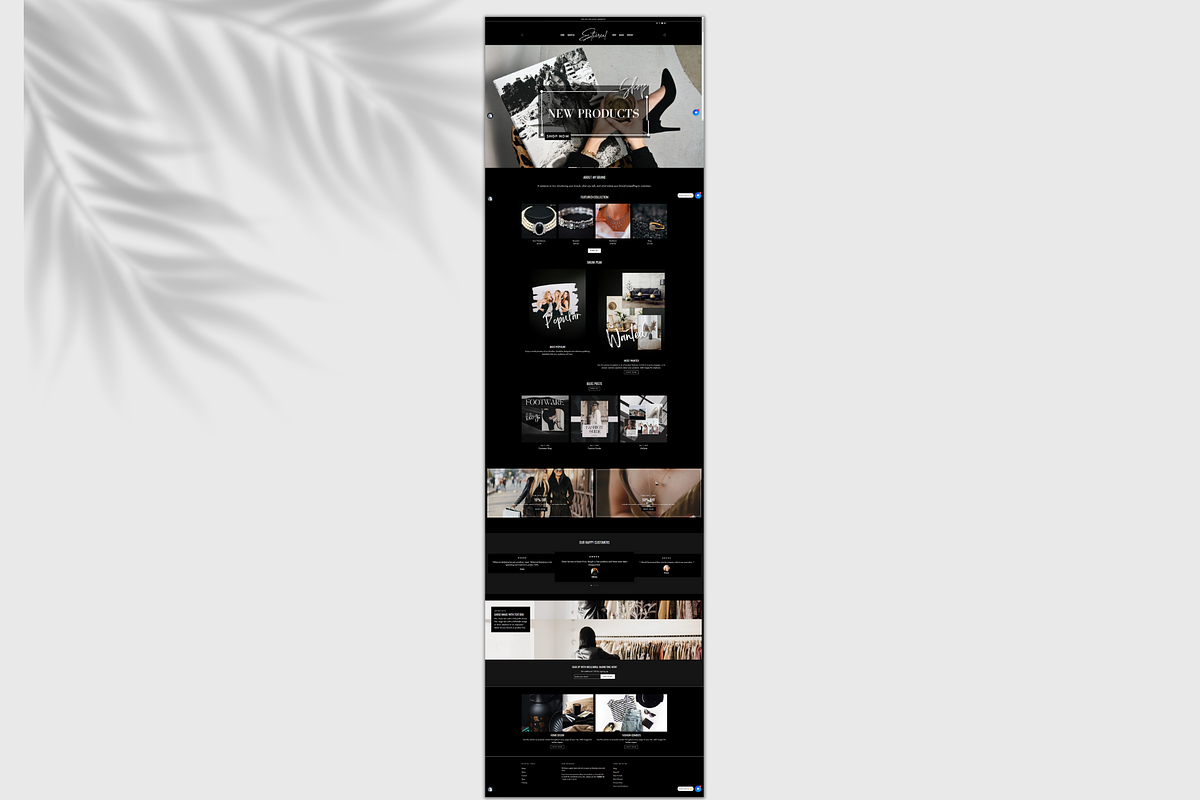 Shopify Theme Template, a Bootstrap Template by Millennials Marketing (Photo 2 of 9)