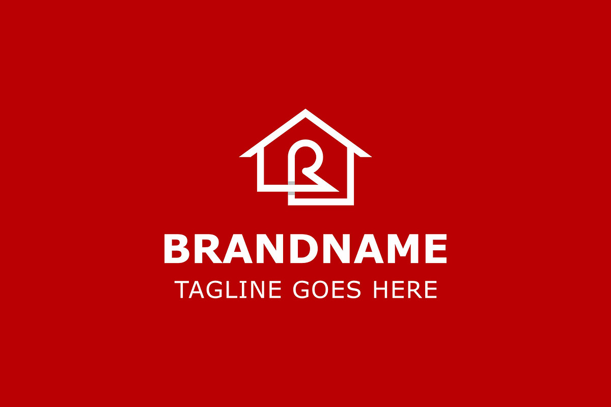 Letter R Home Modern Logo, a Branding & Logo Template by Pray Art Design Studio (Photo 2 of 2)