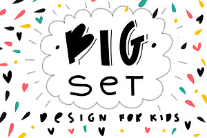 Big set for kids design.