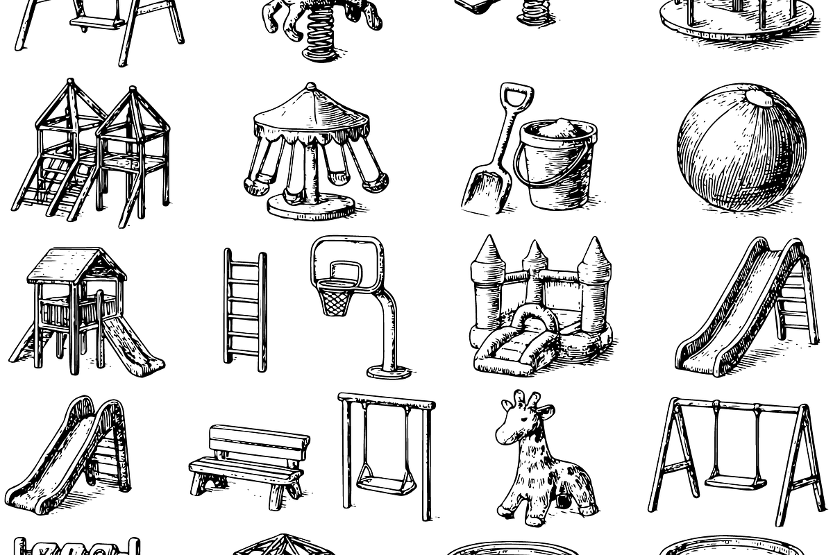 Playground Equipment Collection, an Object Graphic by RT Studio (Photo 3 of 4)