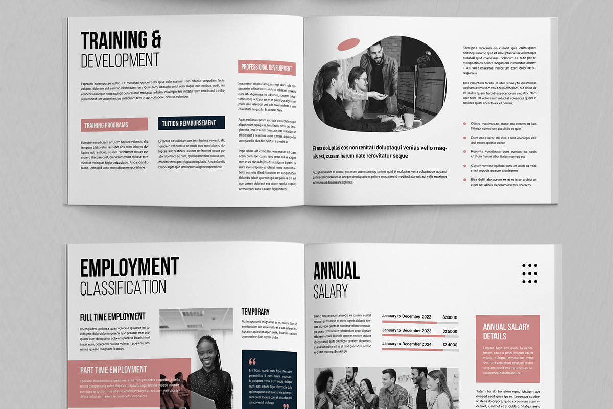 Employee Handbook Layout preview 5