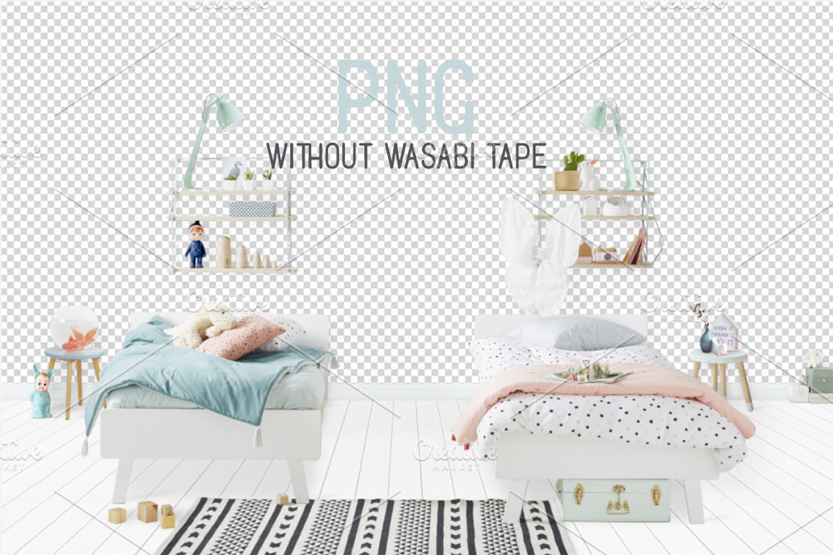 Kids Room Wall/Frame Mock Up 28, a Print Template by Whimsicality (Photo 3 of 4)