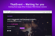 ThatEvent – Coming Soon Theme, a HTML Template by Storytics (Thumbnail 1 of 4)