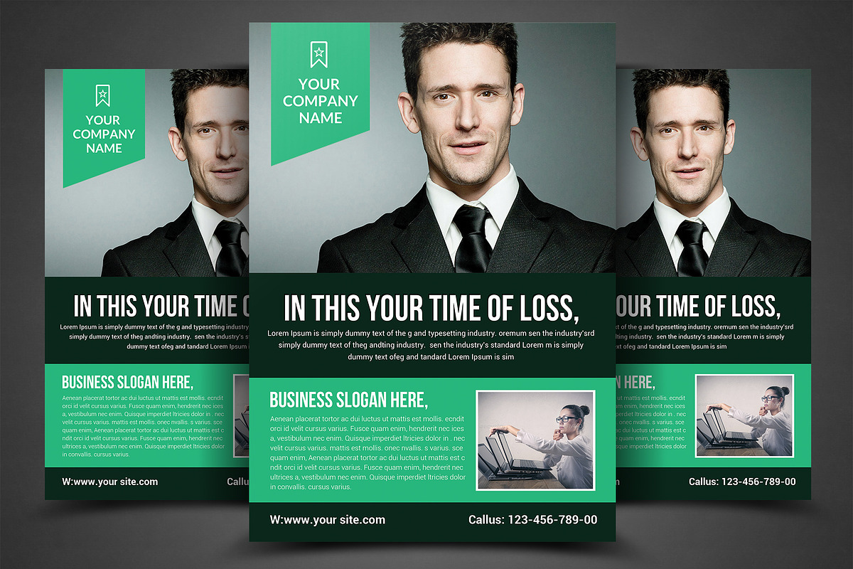 Creative Business Flyer Template, a Flyer Template by AfzaalGraphics (Photo 1 of 4)