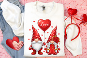 Valentine's Day Gnomes PNG, an Illustration by Canvas Craft (Thumbnail 6 of 6)