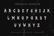 Forsaken Mutation | Death Metal Font, a Symbol Font by Masyafi Studio (Thumbnail 3 of 9)