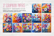 Summer Flowers, a Background Graphic by Curve Design (Thumbnail 7 of 7)