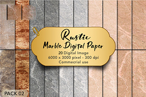 Rusty marble Digital Paper