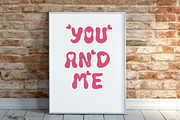 Morning love retro cute font, a Script Font by JJuta (Thumbnail 4 of 4)