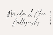 Grand Astoria // Chic Calligraphy, a Script Font by Pen Culture (Thumbnail 2 of 10)