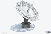 Huge Satellite Dish, an Object 3D Model by Daniel Mikulik (Thumbnail 1 of 20)