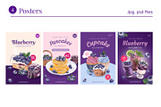 Blueberry Watercolor Hand Drawn, a Food Illustration by CreativeValuation (Thumbnail 6 of 17)