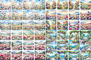 Spring Flowers Watercolor Bundle, a Seasonal Illustration by Flourish Spark (Thumbnail 3 of 7)