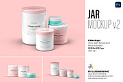 Jar Mockup v.2 - 8 views, a Packaging Mockup by Illusiongraphic (Thumbnail 1 of 20)