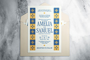 Geometric Wedding Invitation Suite, an Invitation Template by The Good Store (Thumbnail 2 of 4)
