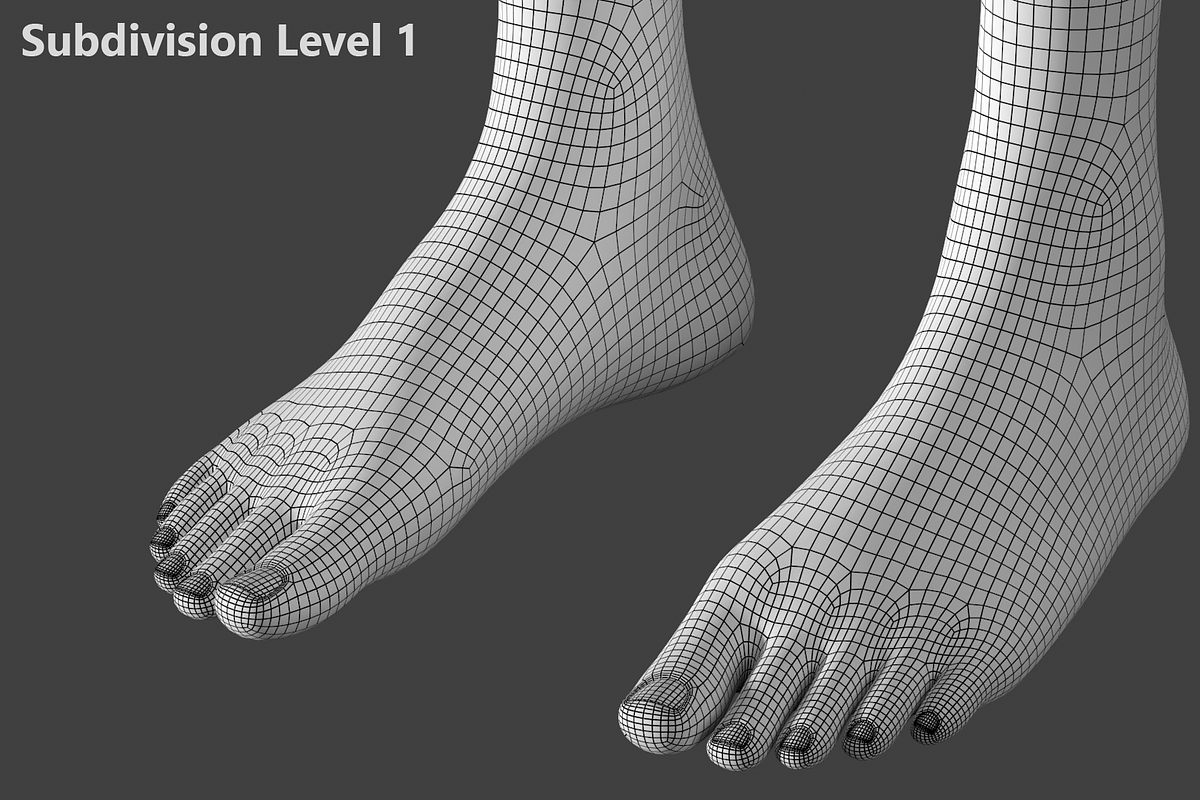 Stylized Female 01 T-Pose Base Mesh, a Characters & Person 3D Model by VK Studio (Photo 25 of 28)