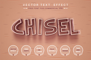 Chisel - Editable Text Effec7