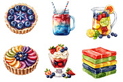 Patriotic Party Foods Clipart, an Illustration by Dream Creation (Thumbnail 3 of 6)