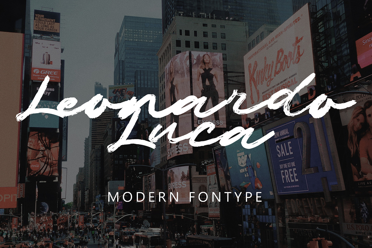 Leonardo Luca, a Handwritten Font by HaKi Studio (Photo 1 of 5)