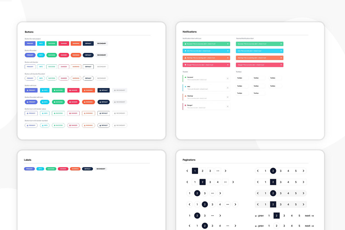 Calm Design System – Freebie, a Wireframe Template by SyalUIUX (Photo 4 of 4)