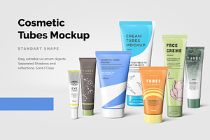 Cosmetic Tubes Mockup