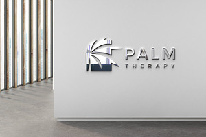 Logo Mockup Sign 3D Hall Office