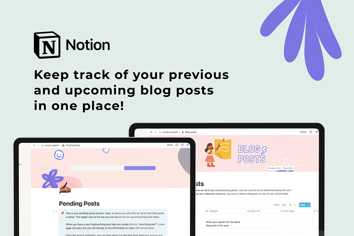 Social Content Hub for Notion, a Social Media Template by hello next brand (Photo 4 of 4)