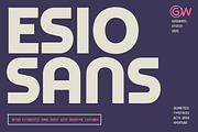 GW Esio Sans, a Sans Serif Font by Goodwheel Studio (Thumbnail 1 of 13)