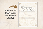 Travel Theme Printable Stationery, a Stationery Template by Pixels N Bows (Thumbnail 3 of 3)