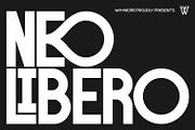 Neo Libero Bold Geometric Font, a Sans Serif Font by WhymoreArt (Thumbnail 1 of 10)