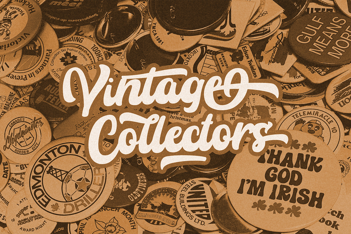 Rayhue - Retro Bold Script Font preview 2