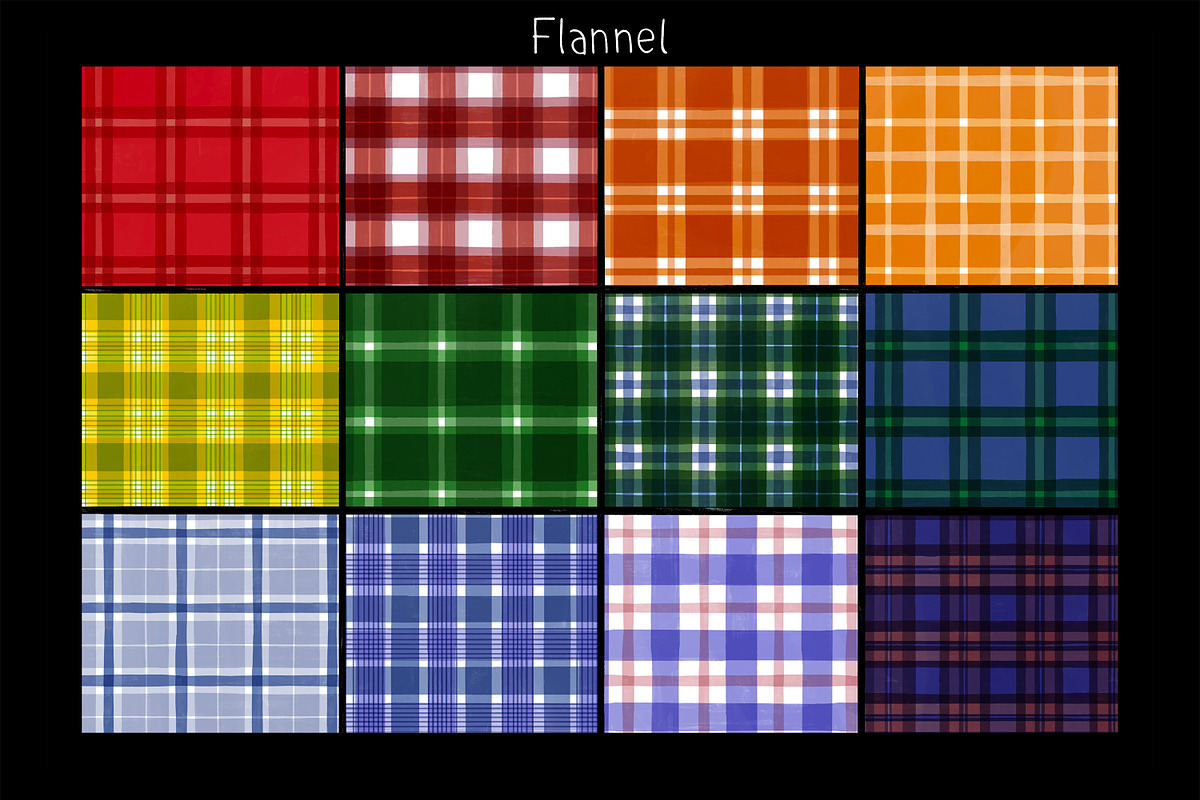 Check Pattern Brushes for Procreate, a Brush Add-On by Gaëlle Lalonde (Photo 4 of 21)